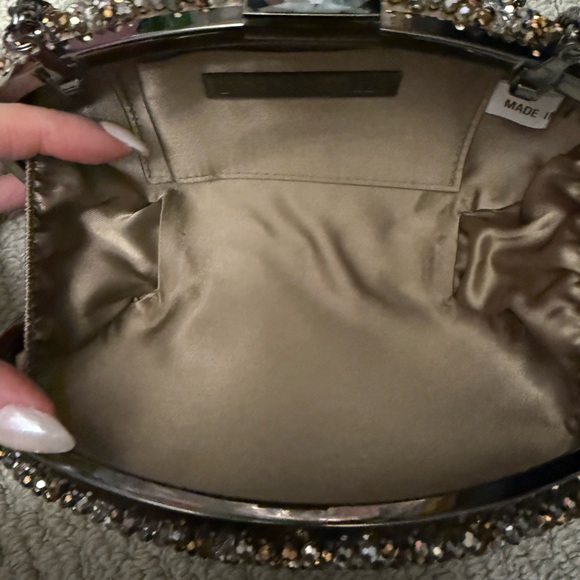 Sondra Roberts Beaded Clutch - Gold and Silver - Picture 7 of 7